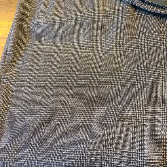 Lane Bryant Gray Glenn Plaid Print Wide Leg Pants with Flaws CS11071851 - Picture 4 of 11